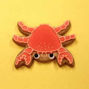 10 shortbread cookies Crab