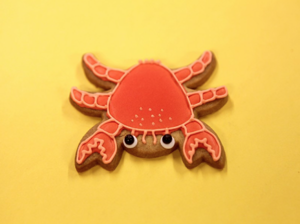 10 shortbread cookies Crab