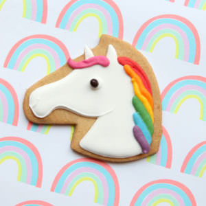 10 shortbread cookies Unicorn