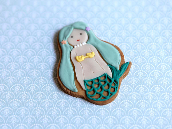 10 shortbread cookies Mermaid