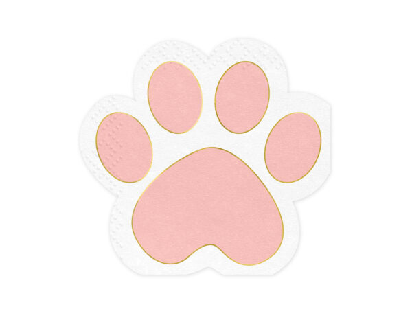 Serviettes pattes de chat