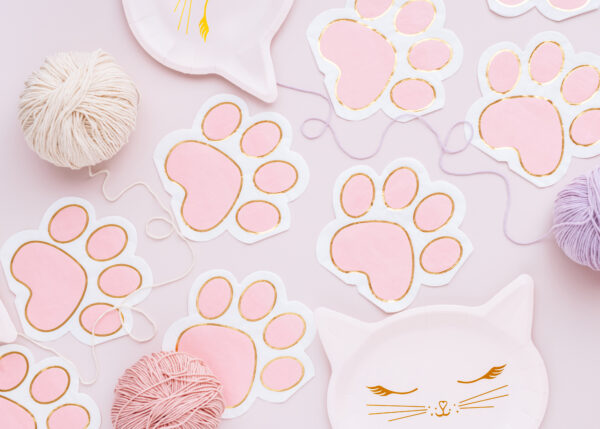 Serviettes pattes de chat