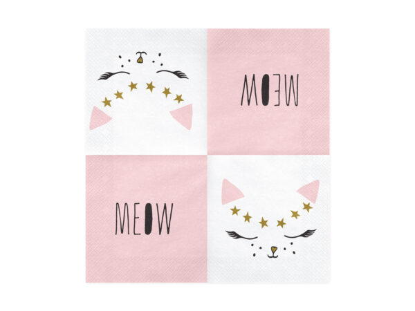 Serviettes Chat Meow