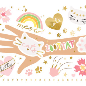Tatouages temporaires Chatons