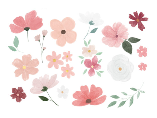 Tatouage temporaire Fleurs